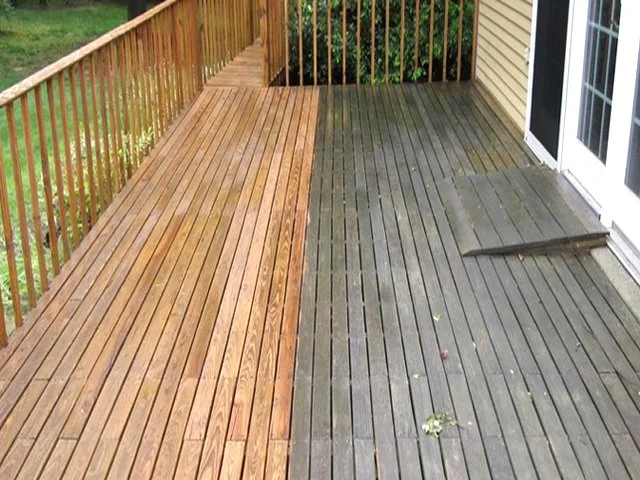 deck cleaning pressure washing